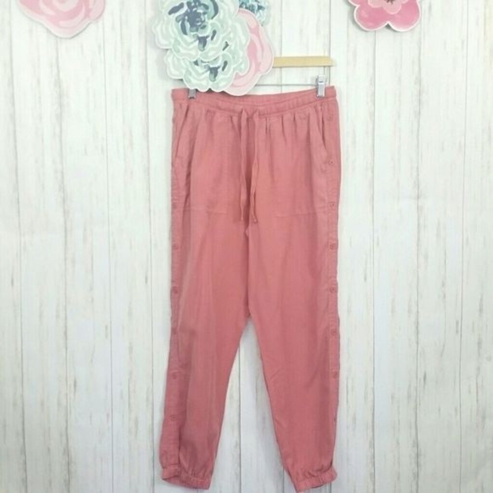 Anthropologie Cloth & Stone Chambray Joggers Size Small - Picture 2 of 8